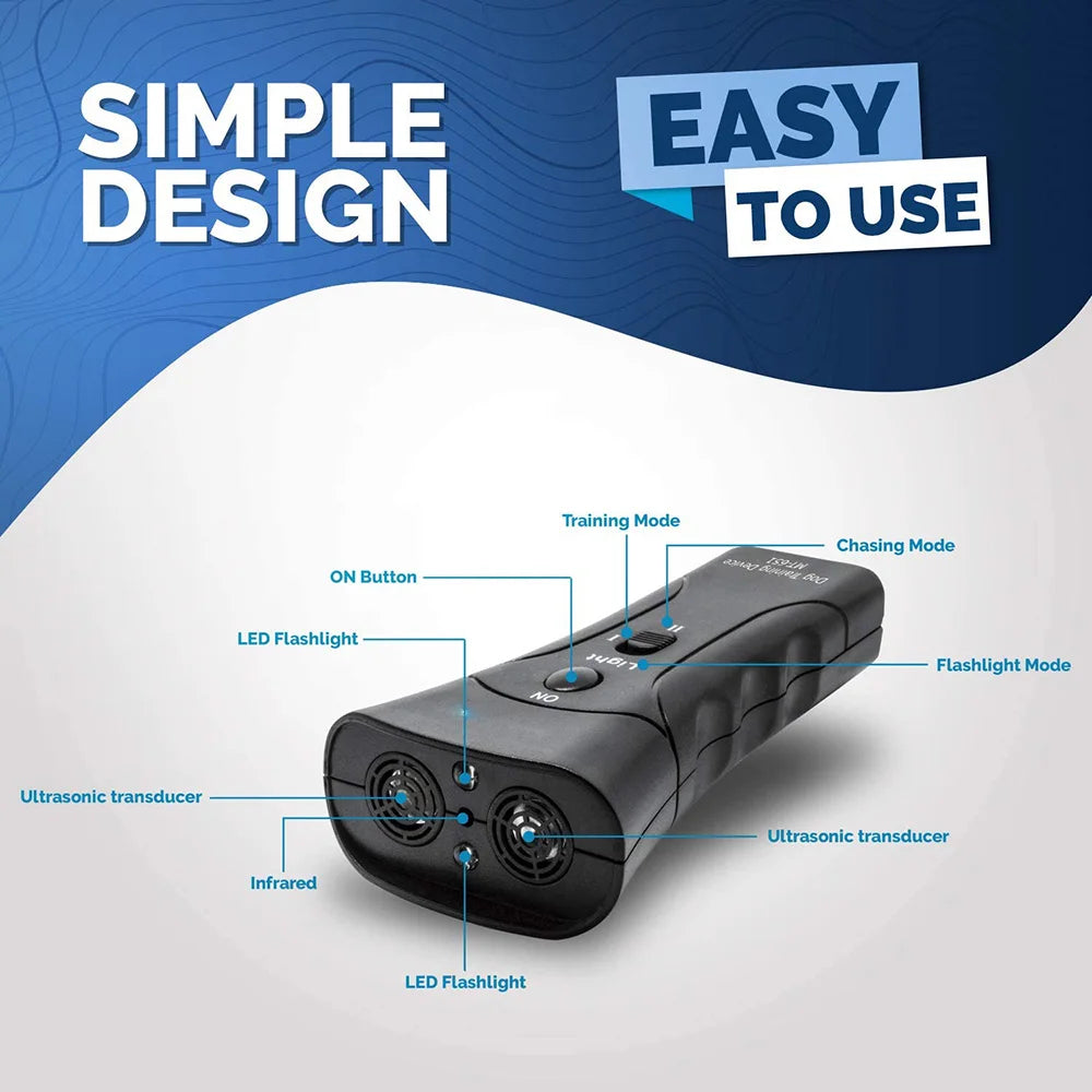 BarkShield™ Ultrasonic Dog Repeller & Trainer